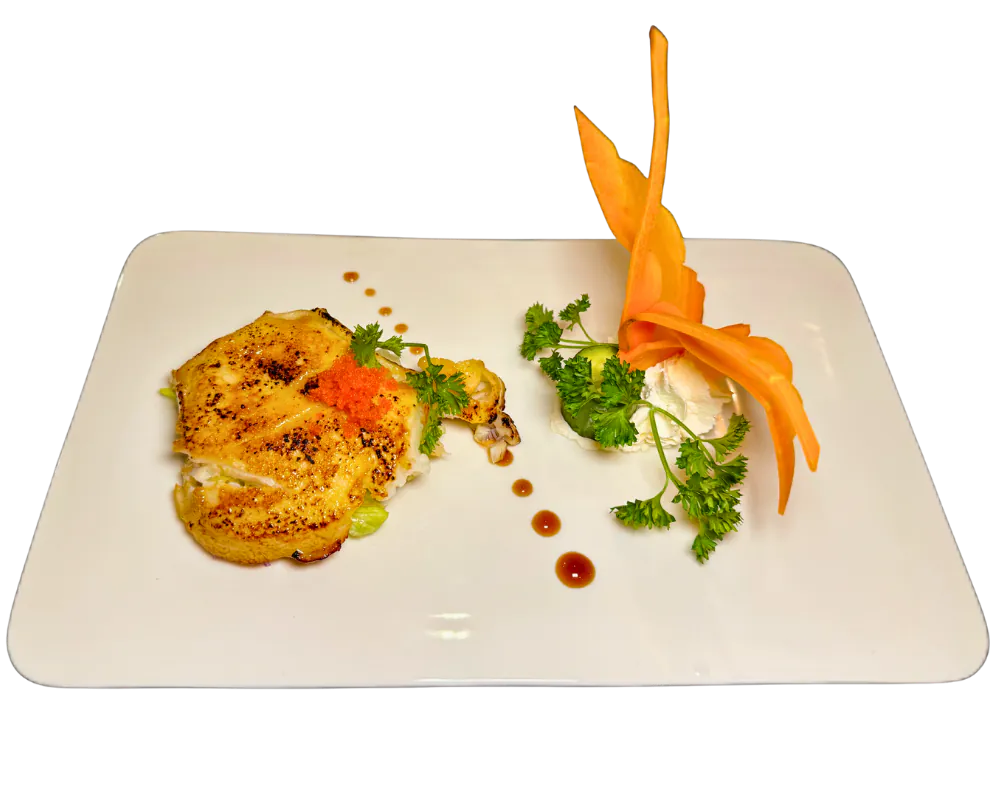 Flaky sea cod with miso glaze and citrus at SOHO Asian Fusion, a Asian Fusion Restaurant in Austin.